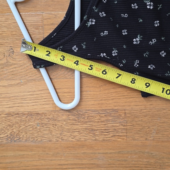 THEREABOUTS GIRLS BLACK FLORAL SUMMER TANK TOP SIZE XL - Picture 7 of 9